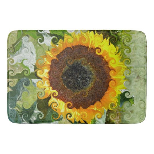 SUNFLOWERS BADMAT (Voorkant)