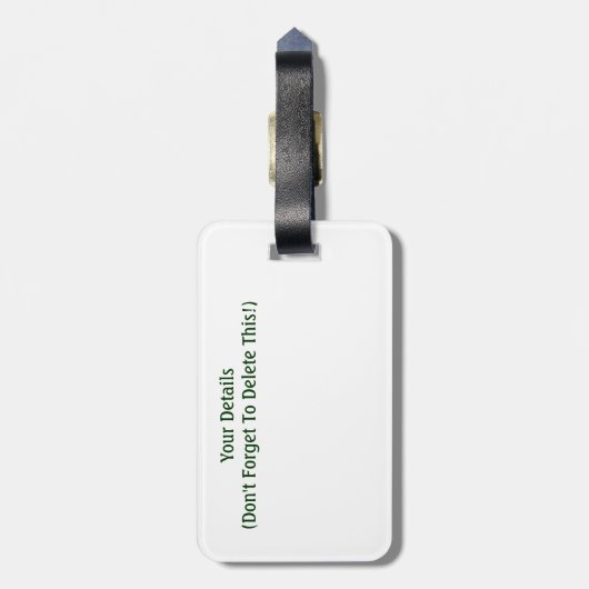 SUNFLOWERS BAGAGELABEL (Achterkant verticaal)