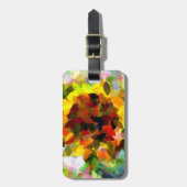 SUNFLOWERS BAGAGELABEL (Voorkant verticaal)