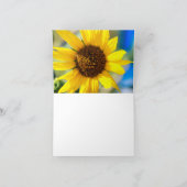 Sunflowers  bedankkaart (Binnen)