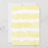 Sunflowers birthday party uitnodiging for girl (Achterkant)