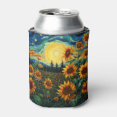 Sunflowers Blikjeskoeler (Blikje Voorkant)