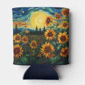 Sunflowers Blikjeskoeler (Achterkant)