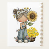  Sunflowers Book Cover Planner (Achterkant)