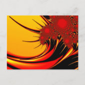 Sunflowers Brago-Mitchell Fine Fractal Art Briefkaart (Voorkant)