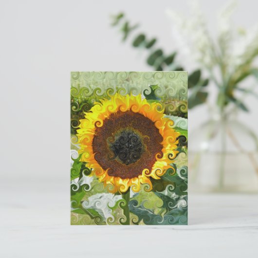 SUNFLOWERS BRIEFKAART (Staand voorkant)