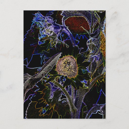 SUNFLOWERS BRIEFKAART (Voorkant)