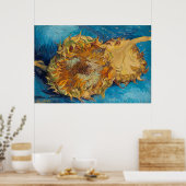 Sunflowers by Van Gogh Painting Art Poster (Keuken)