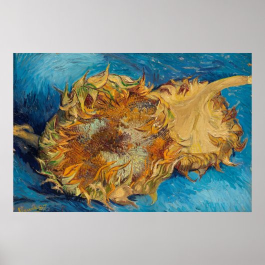 Sunflowers by Van Gogh Painting Art Poster (Voorkant)