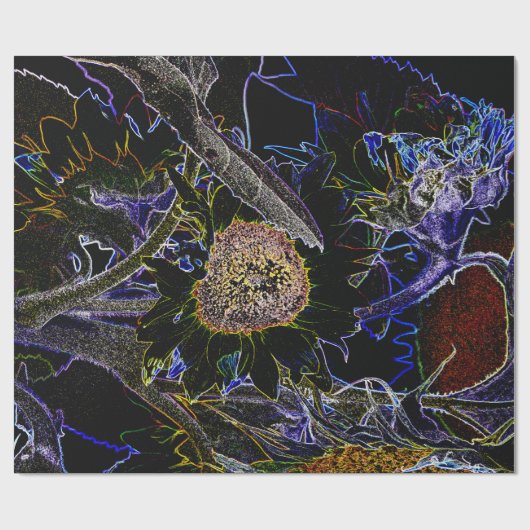 SUNFLOWERS CADEAUPAPIER (Vlak)