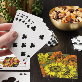 Sunflowers Classic Playing Cards Pokerkaarten