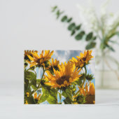 Sunflowers Feestdagenkaart (Staand voorkant)