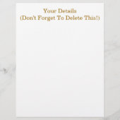 SUNFLOWERS FLYER (Achterkant)