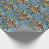 Sunflowers Forever - Kinder kunst voor CHOC Cadeaupapier (Hoek)