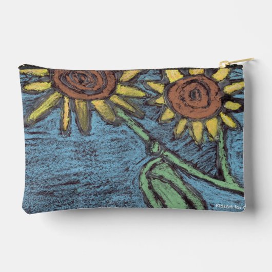 Sunflowers Forever - Kinder kunst voor CHOC Etui (Achterkant)