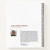 Sunflowers Forever - Kinder kunst voor CHOC Notitieboek (Achterkant)