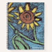 Sunflowers Forever - Kinder kunst voor CHOC Notitieboek (Voorkant)