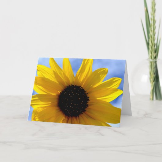 ~SuNFLoWeRS GReeTiNG/NoTeCaRD~ Kaart (Voorkant)
