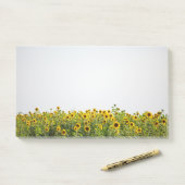 Sunflowers in a Field Post-it® Notes (Op bureau)