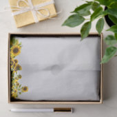 Sunflowers in a Field Tissuepapier (Geschenk)