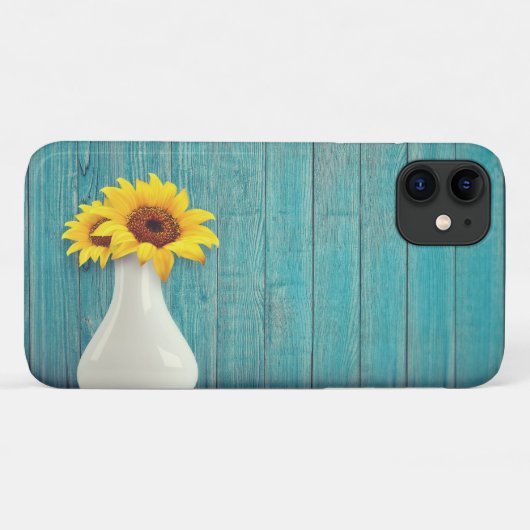 Sunflowers in a vase Case-Mate iPhone case (Achterkant (horizontaal))