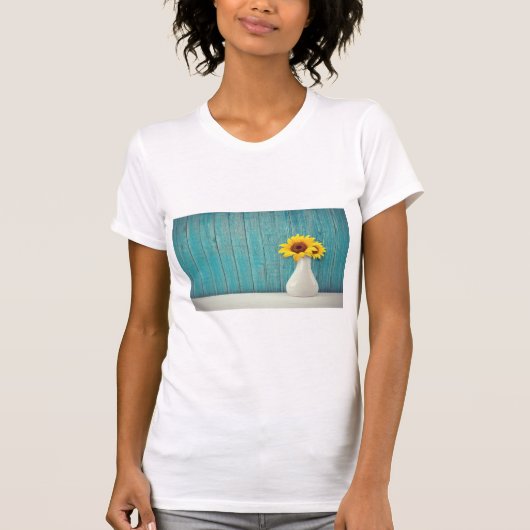 Sunflowers in a vase t-shirt (Voorkant)