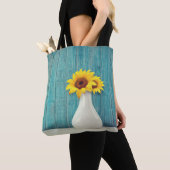 Sunflowers in a vase tote bag (Dichtbij)
