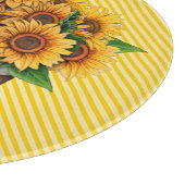 Sunflowers In Yellow Snijplank (Hoek)