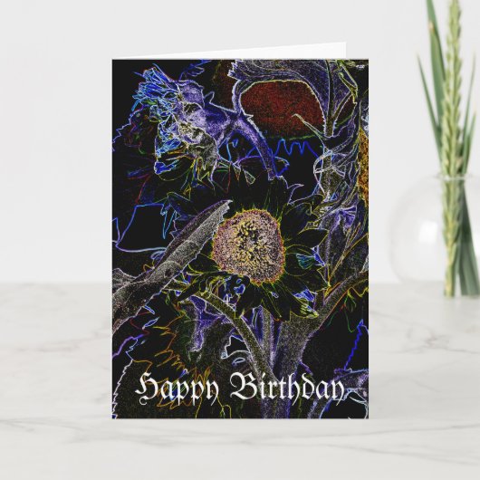 SUNFLOWERS KAART (Voorkant)