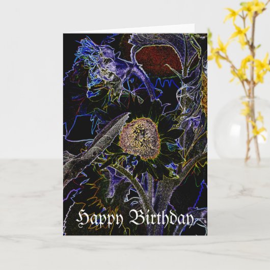 SUNFLOWERS KAART (Gele Bloem)