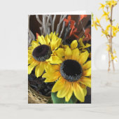 SunFlowers Kaart (Gele Bloem)