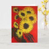 SUNFLOWERS KAART (Gele Bloem)