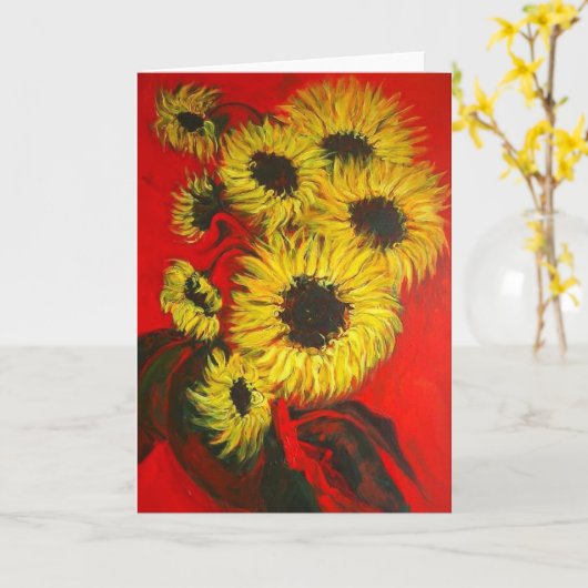 SUNFLOWERS KAART (Gele Bloem)