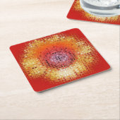 SUNFLOWERS KARTONNEN ONDERZETTERS (Schuin)