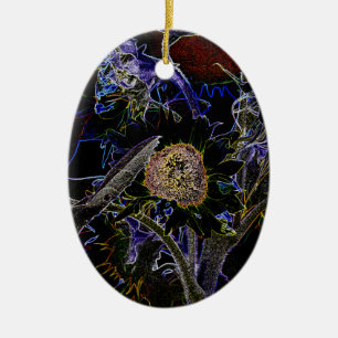 SUNFLOWERS KERAMISCH ORNAMENT