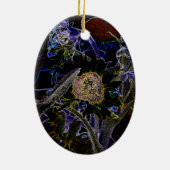 SUNFLOWERS KERAMISCH ORNAMENT (Achterkant)