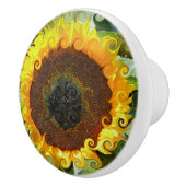 SUNFLOWERS KERAMISCHE KNOP (Rechts)