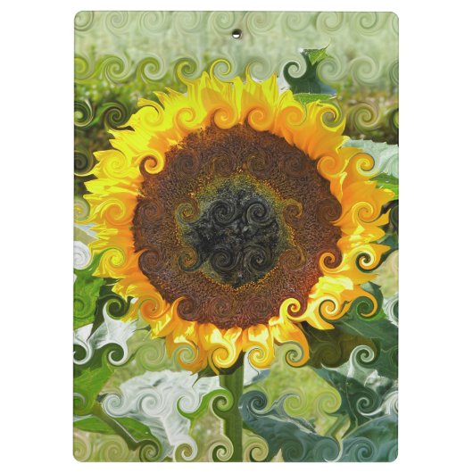 SUNFLOWERS KLEMBORD (Achterkant)