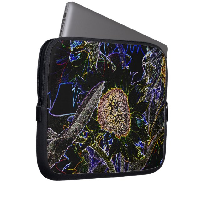 SUNFLOWERS LAPTOP SLEEVE (Voorkant Rechts)