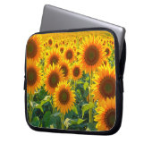 Sunflowers Laptop Sleeve (Voorkant Links)