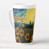 Sunflowers Latte Mok (Linkerhoek)