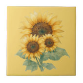 Sunflowers lover gift Ceramic Tile Tegeltje (Voorkant)