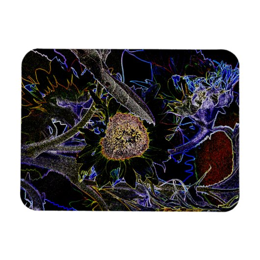 SUNFLOWERS MAGNEET (Horizontaal)