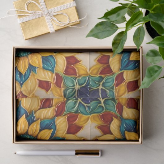 Sunflowers Modern Beautiful Collection Tissuepapier (Geschenk)