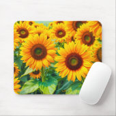Sunflowers Mouse Pad Muismat (Met muis)