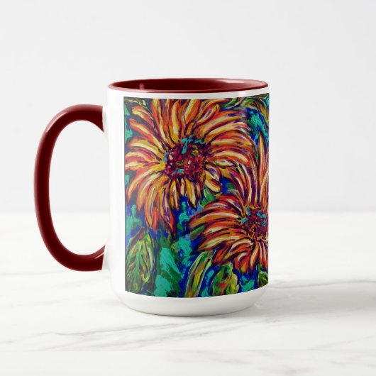 Sunflowers Mug Mok (Links)
