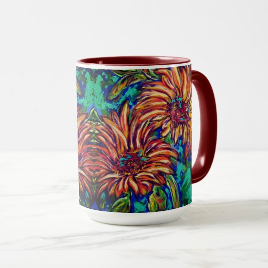 Sunflowers Mug Mok (Voorkant rechts)