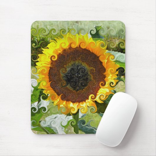SUNFLOWERS MUISMAT (Met muis)