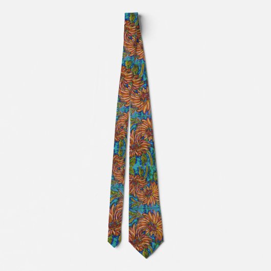 Sunflowers Neck Tie Stropdas (Achterkant)