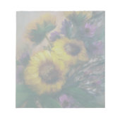 Sunflowers Notitieblok (Voorkant)